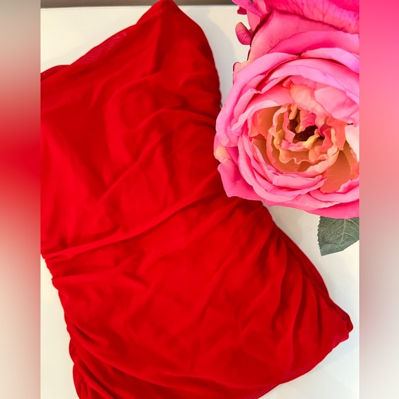 NWT Klesis Red Body Con Dress | size S - Picture 1 of 2